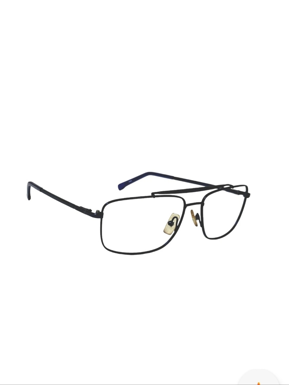 Lacoste L133S Eyeglass Frame Aviator Rectangular Blue Men